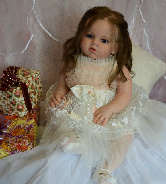 Моя первая большая девочка реборн Ариша