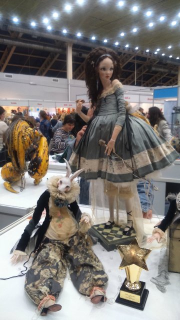 Ещё картинки с выставки... XI Международный Салон кукол на Тишинке в Москве 2015. Фото