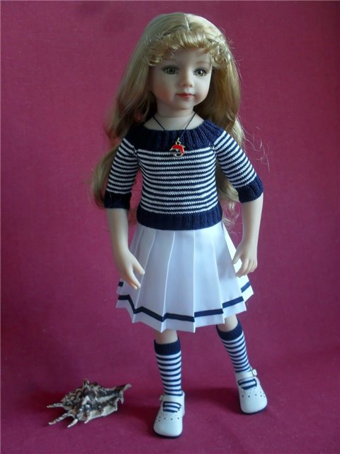 Морские мотивы ушедшего лета и куклы "Maru and friends"