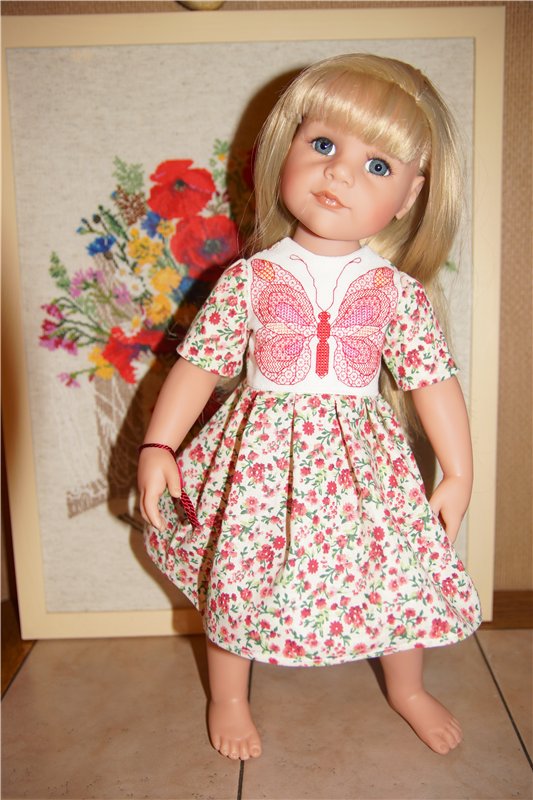 Вышивка на одежде — Одежда и обувь для кукол своими руками: фото (фото 6)