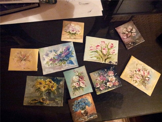 Картина маслом) — Аксессуары для кукол своими руками: идеи (фото 5)