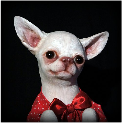 ООАК кукла Светланы Гришко. Собачка Манюня (фото 2)