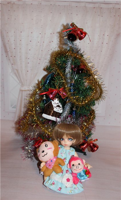 Поздравление с Новым Годом от Маняши. Кукла БЖД Литлфи Анте (фото 8)