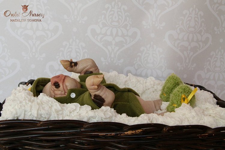 Свинка Пеппа и её младший братик Джордж. Поросята реборн Наталии Сомовой