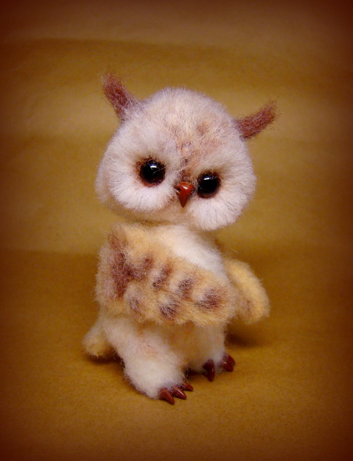 Совушка. Авторская игрушка Ольги Чернухо