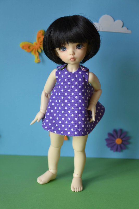 Еще раз про двусторонние сарафаны. Мастер класс с выкройками для кукол