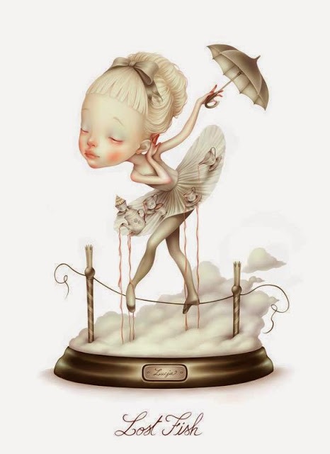 Сюрреалистические иллюстрации французской художницы Элоди LostFish или еще раз об Алисе