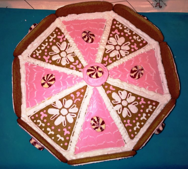 Для продвинутых в геометрии, или, Мой первый опыт изготовления пряничной карусели (с пошаговой съемкой)