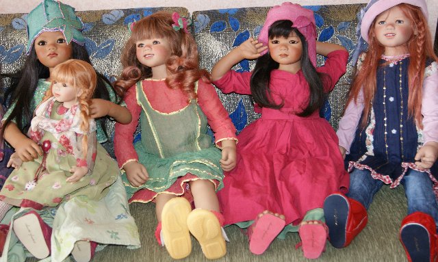 Цветничок красавиц от Annette Himstedt