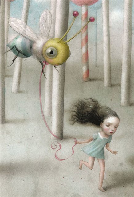 Кукольные открытки итальянских художниц Nicoletta Ceccoli и Dilka Bear (фото 3)