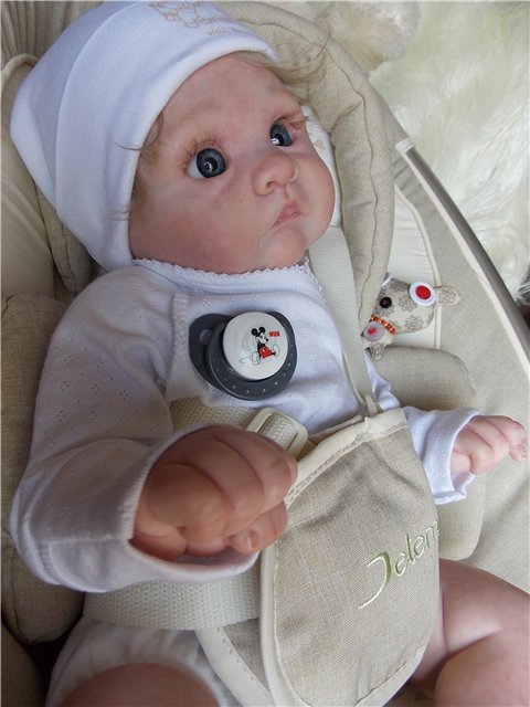 Котенок Савушка, мой забавный глазастик реборн. Детская Светланы Матляк (фото 7)