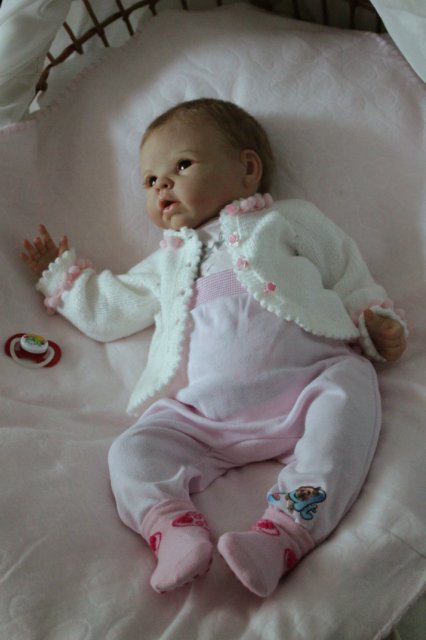 Неженка - Кристочка... Куколка реборн Виктории Вишни