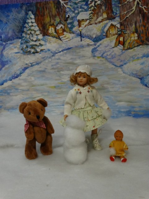 Прогулка зимним вечером. Вихтели Rosemarie Anna Muller