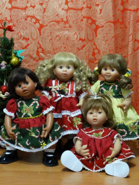 Ёлка в моём детском саду — Одежда и обувь для кукол своими руками: фото