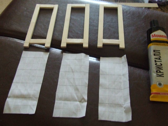 Мастер-класс "Создание ширмы для кукольного румбокса масштаба 1:12"