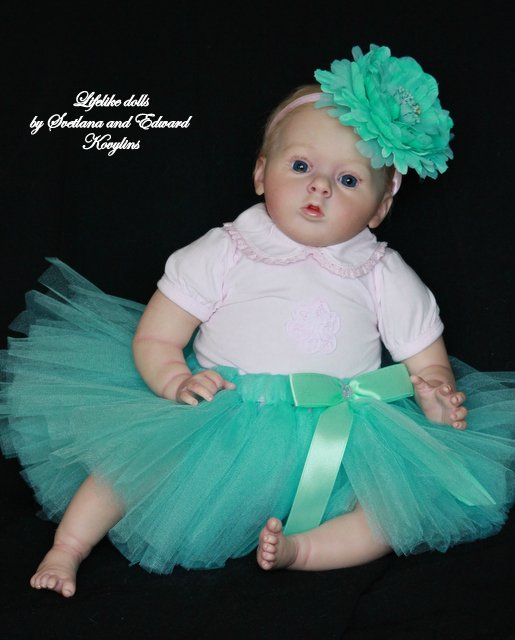 Куколка реборн Светочка из молда Тиффани от Ковылиных Светланы и Эдуарда | Бэйбики Куколка реборн Светочка из молда Тиффани от Ковылиных Светланы и Эдуарда