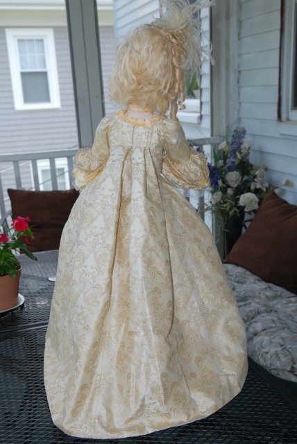 Часть 2: Прекрасная Дама эпохи Рококо. Кукла из фарфора Мишель Баркер (фото 6)