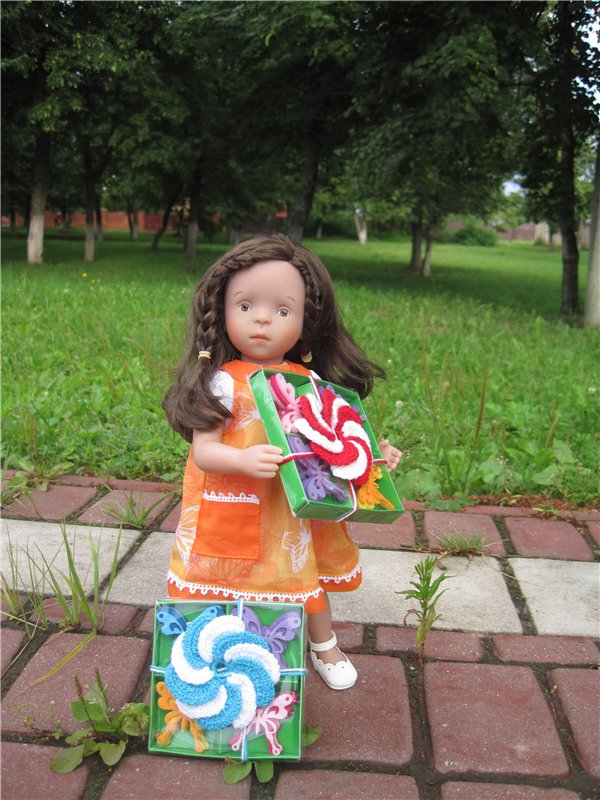 Тата, Анели и Лина! Куколки подружки Kathe Kruse | Бэйбики Тата, Анели и Лина! Куколки подружки Kathe Kruse (фото 9)