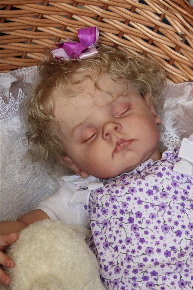 Пончик спит. Кукла реборн Преображенской Светланы