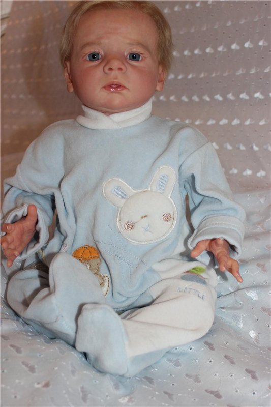 Мальчишка реборн Илюшка из молда Карлотта