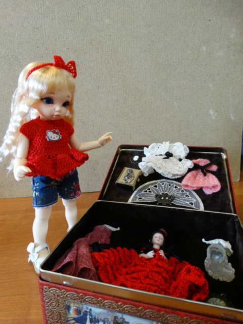 Моя Дюймовочка — Антикварные куклы Mignonette (Миньонетта): карманные (фото 9)