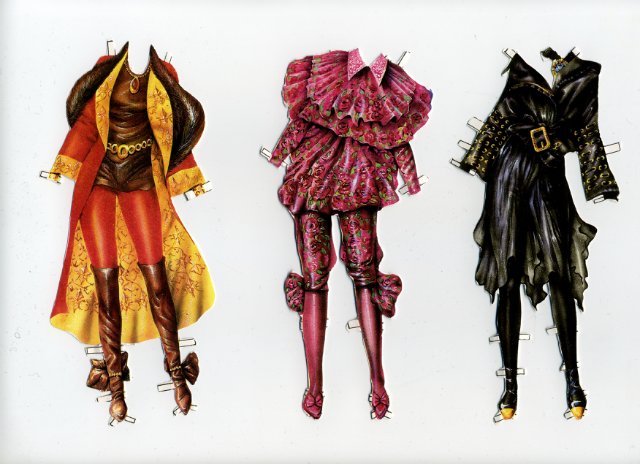 Бумажные куклы для вырезания моего детства