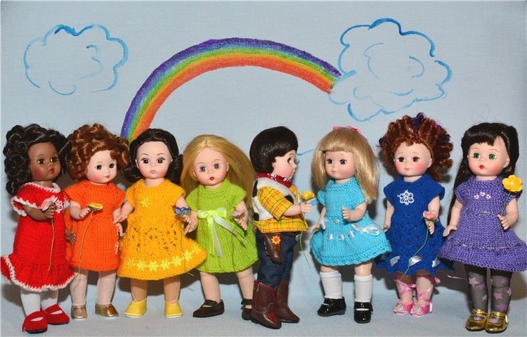 Моя радужная коллекция куколок Мадам Александер (фото 7)