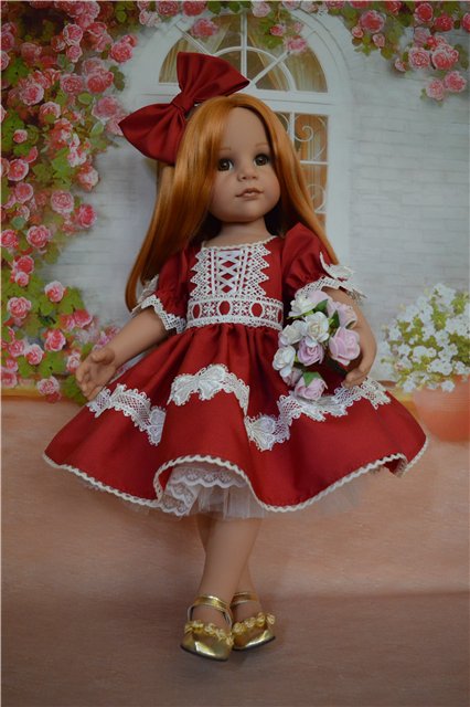 Красное платье для Ханночки | Бэйбики Красное платье для Ханночки (фото 9)