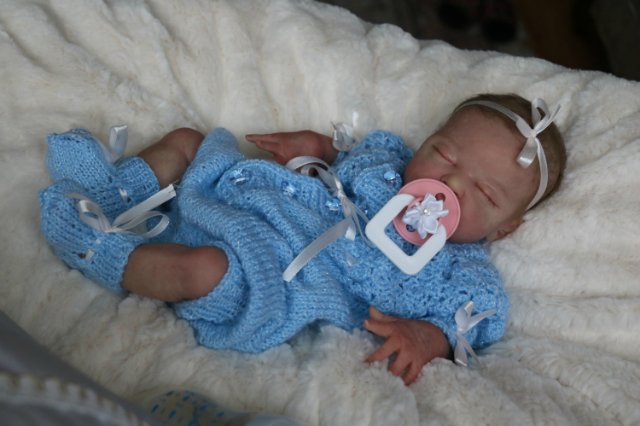 Спящая малышка Рози 2. Куколка реборн Виктории Вишни