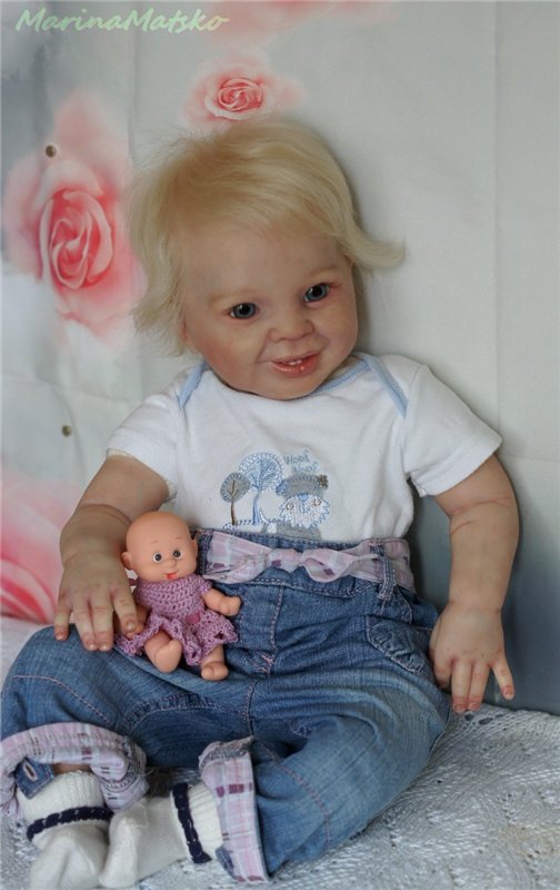 Весёлая хохотушка Маришка. Работа Марины Мацко