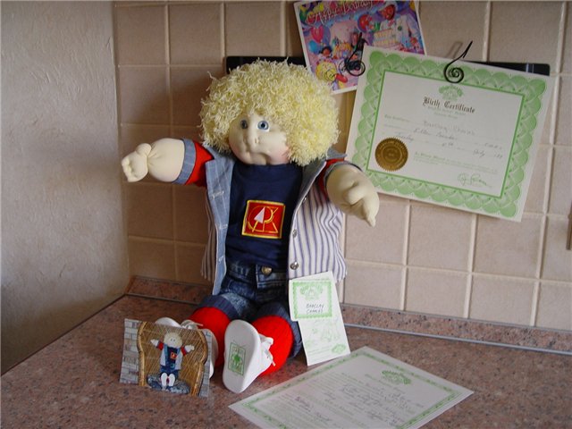 Cabbage Patch Kids, мои первые soft-Sculptures (фото 5)