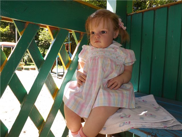 Летняя прогулка Танечки. Кукла реборн