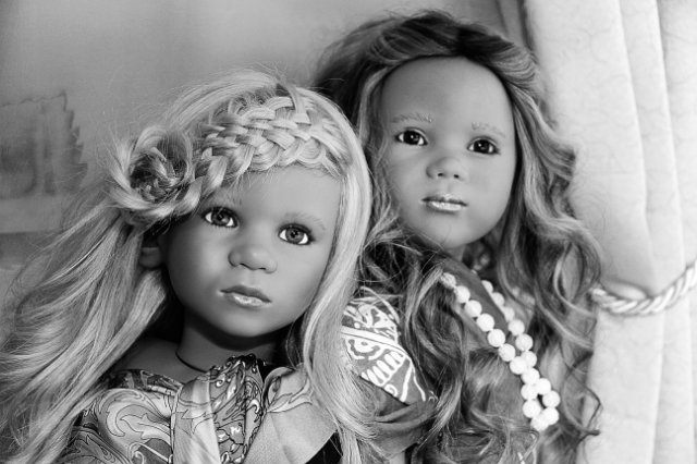 Яркие девчонки Таби и Бирка от Annette Himstedt