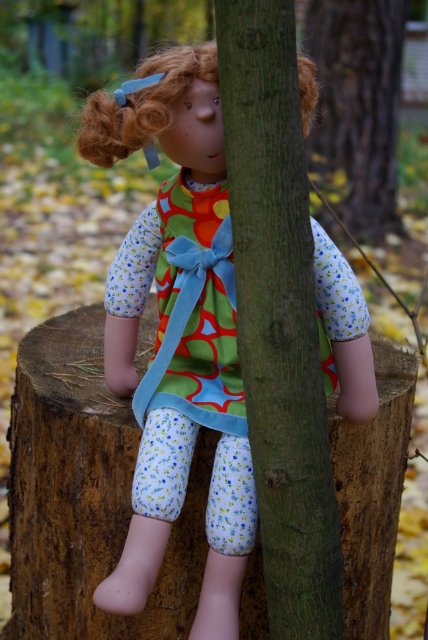 Может быть Janni, а может быть...Коричка? Игровая кукла от Zwergnaze (фото 8)