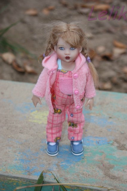 Прогулка с кнопочкой. Теплая одежда для моей куколки
