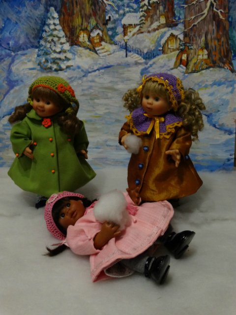 Прогулка зимним вечером. Вихтели Rosemarie Anna Muller