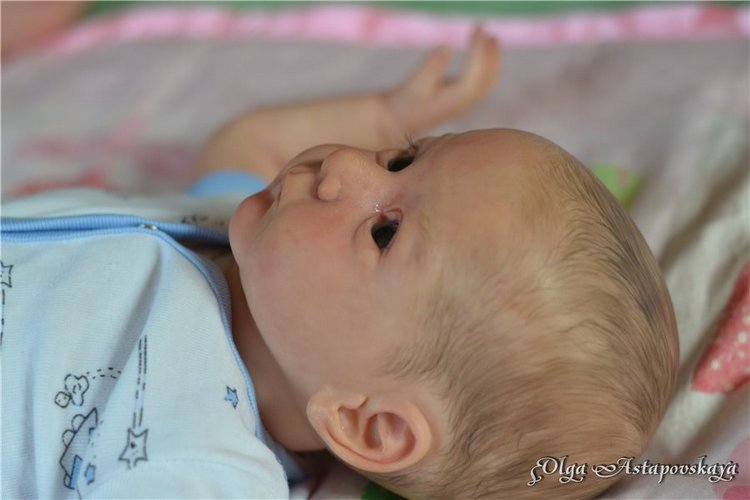 Кукла реборн Mathis от Gudrun Legler, художник Ольга Астаповская (фото 9)