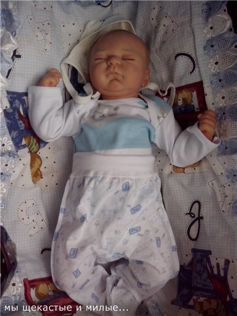 Маленький малыш реборн Андрейка, молд Жульен