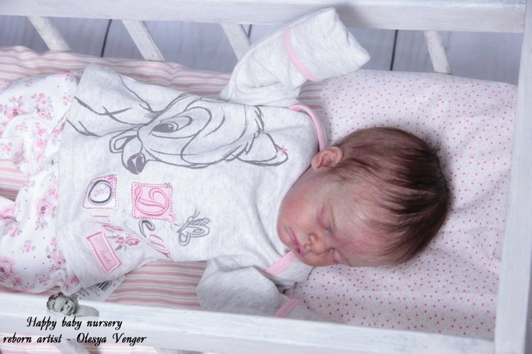 Моя принцесса Крошечка-Кокошечка. Кукла реборн Олеси Венгер