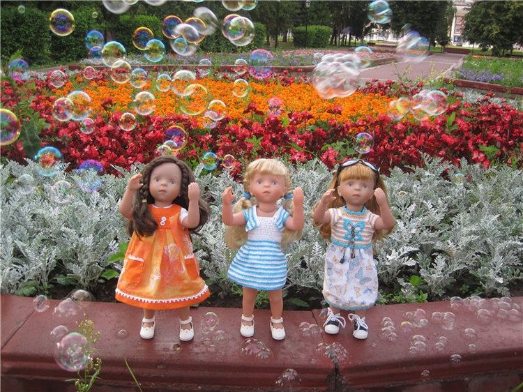 Тата, Анели и Лина! Куколки подружки Kathe Kruse | Бэйбики Тата, Анели и Лина! Куколки подружки Kathe Kruse