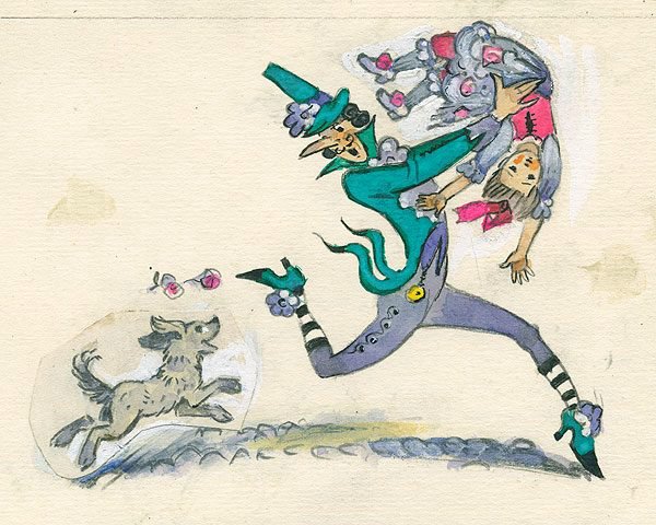 Скажите, как его зовут или Главный иллюстратор изумрудного города. Карабас-пати ко дню рождения Леонида Владимирского (фото