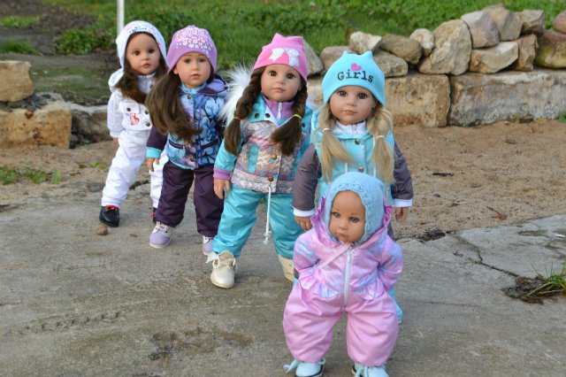 Зимние модницы | Бэйбики Зимние модницы — Одежда и обувь для кукол своими руками: фото