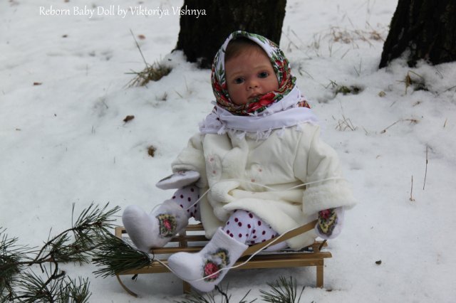 Настенька из сказки Морозко! Куколка реборн Виктории Вишни