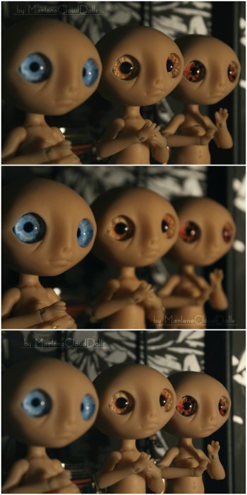 Новенькие шарнирные куклы Изгои и их глаза (фото 2)