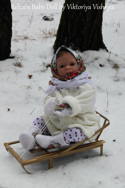 Настенька из сказки Морозко! Куколка реборн Виктории Вишни (фото 3)