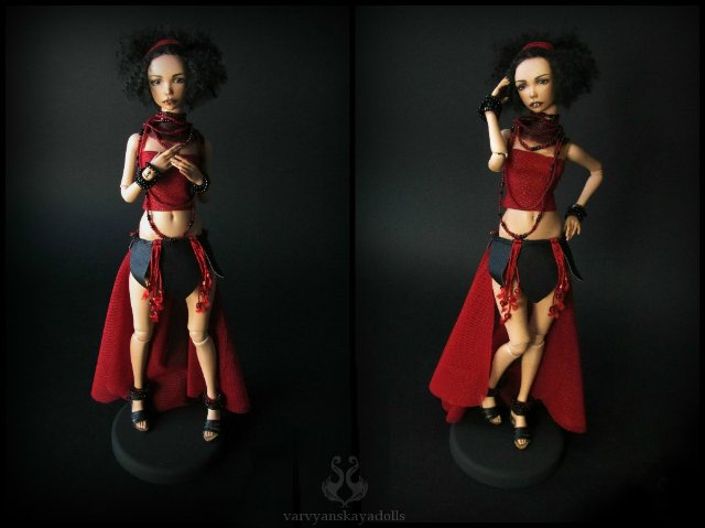 Авторская кукла Тинаш — Авторские шарнирные куклы своими руками: лепка