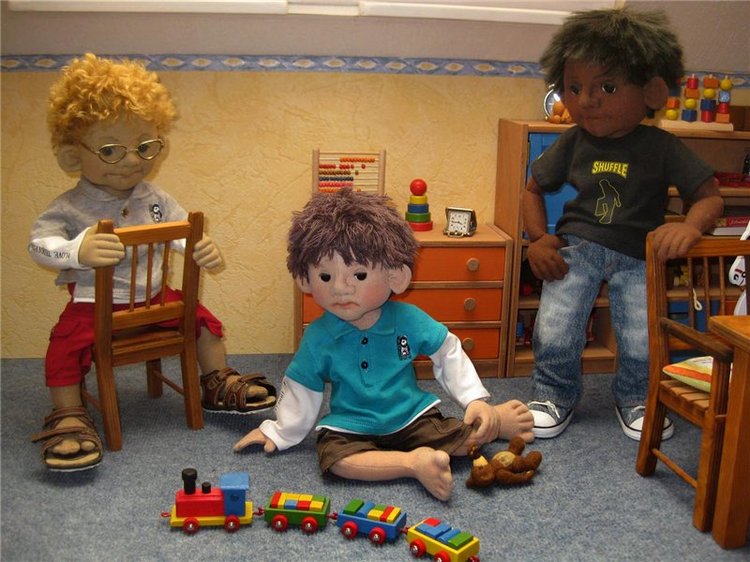 Теплые, фетровые сердца! Текстильные куклы Steffi | Бэйбики Теплые, фетровые сердца! Текстильные куклы Steffi