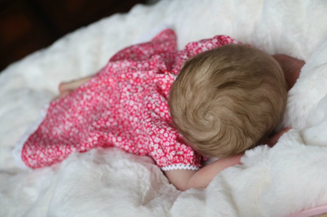 Спящая малышка Рози 2. Куколка реборн Виктории Вишни