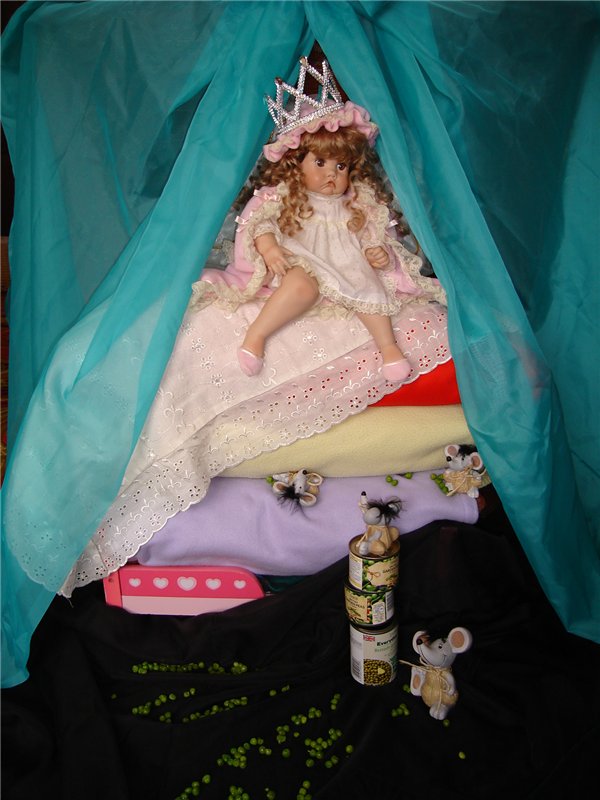 Принцесса на горошине фото из сказки