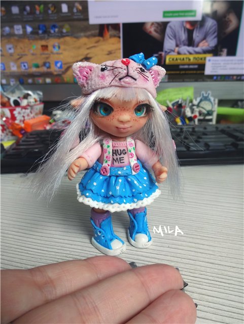 Авторские куколки из полимерной глины от Милы (фото 8)